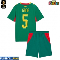 Senegal Idrissa Gueye #5 Auswärts Trikotsatz Kinder EM 2024 Kurzarm (+ Kurze Hosen)